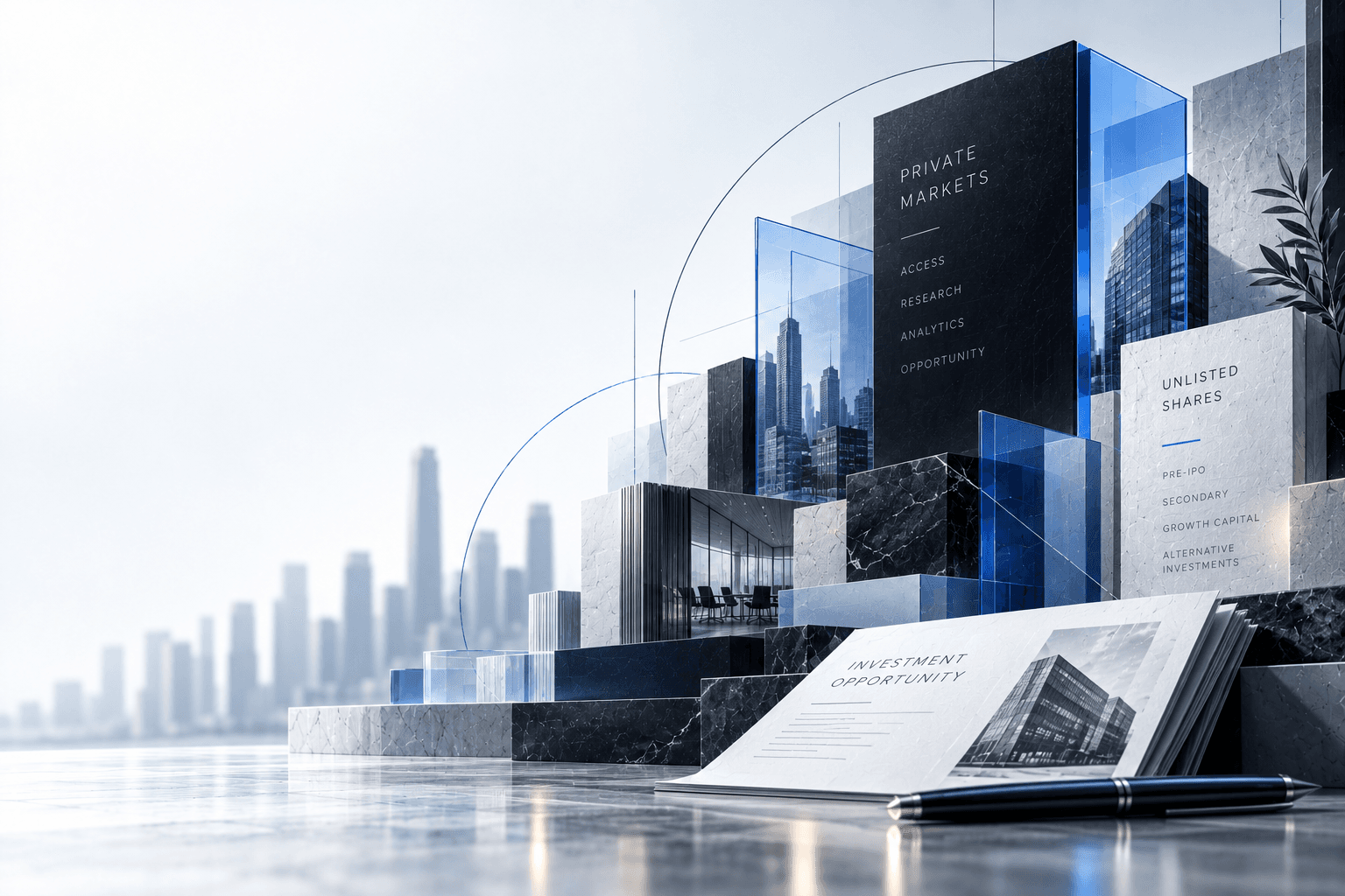 Private markets intelligence — unlisted shares, pre-IPO companies, secondary and growth capital opportunities